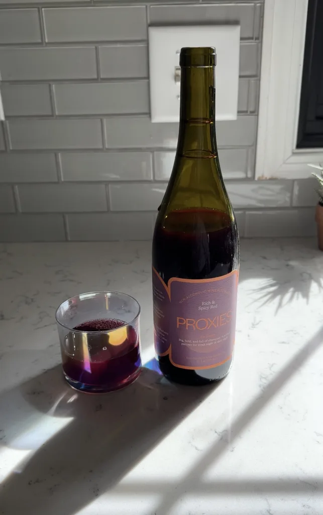 proxies red ember in tasting chrissy tiegen iridescent glass best non alcoholic wine