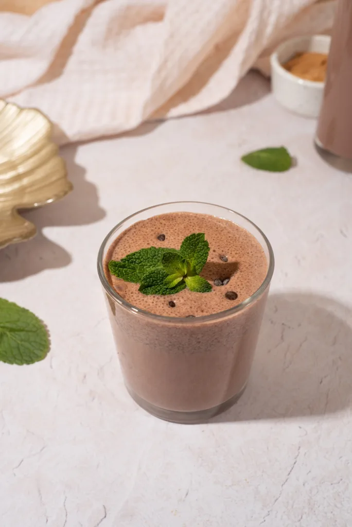 protein mint chip shake