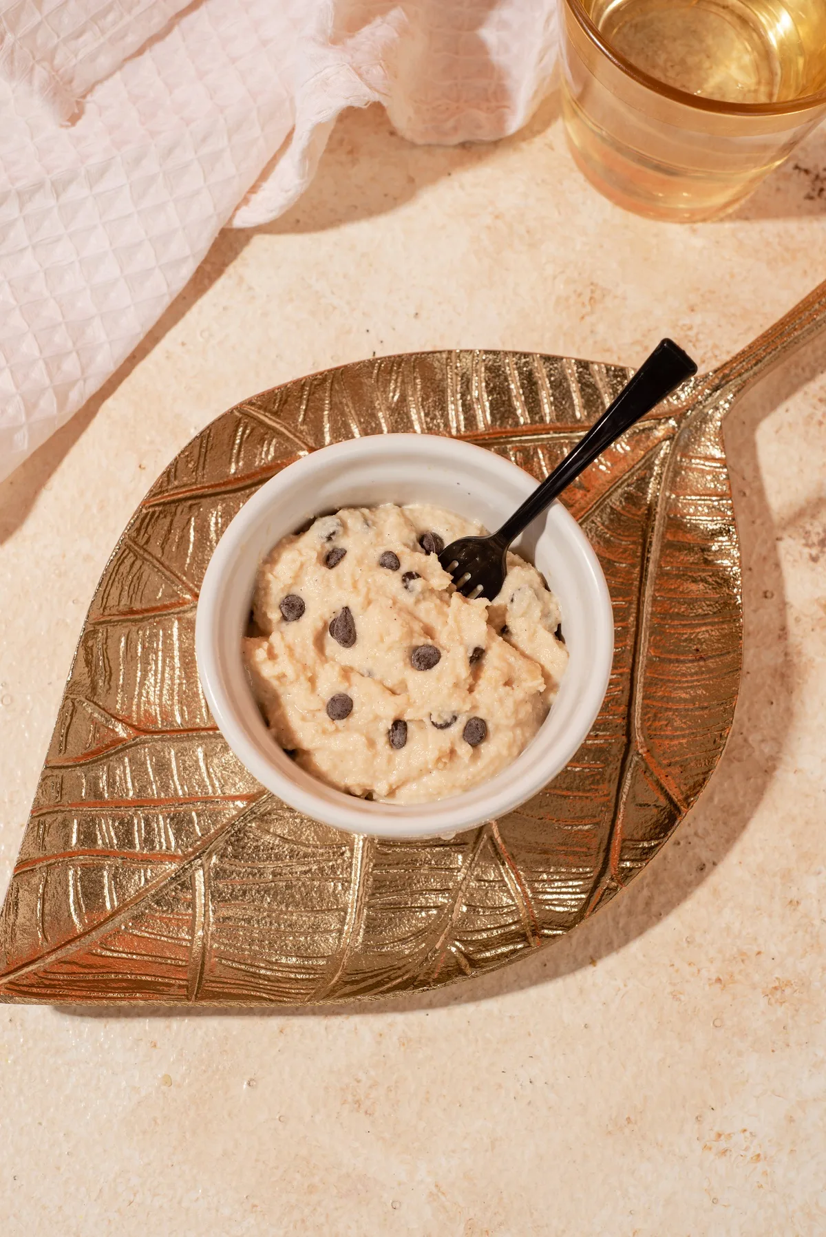 High Protein Edible Chocolate Chip Cookie Dough