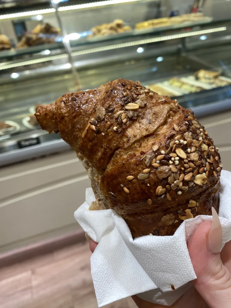 Cornetto pastry in Italy