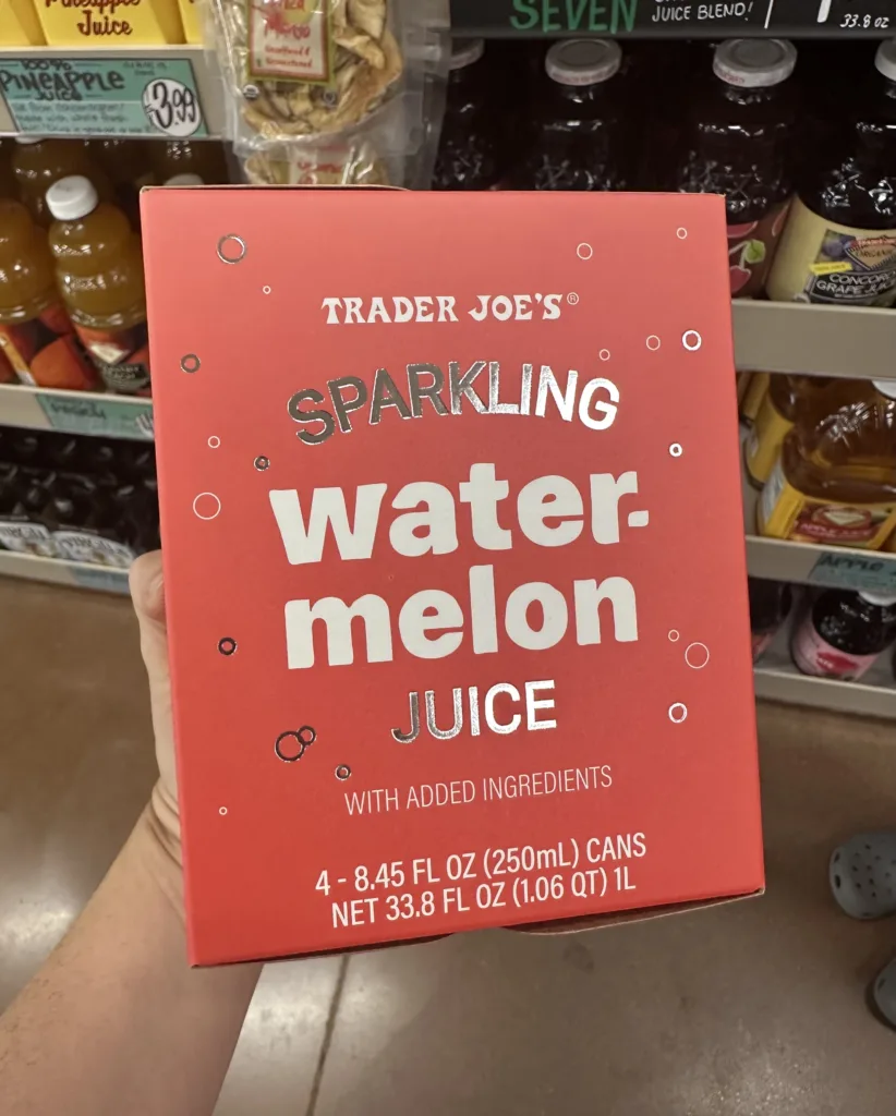 trader joe's summer sparkling watermelon juice