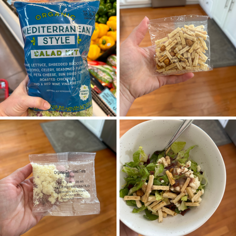 trader joe's mediterranean style salad kit review