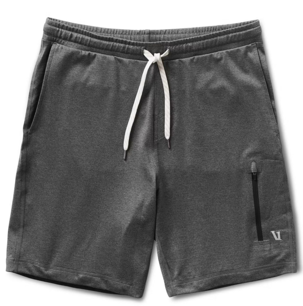 vuori sunday shorts grey 