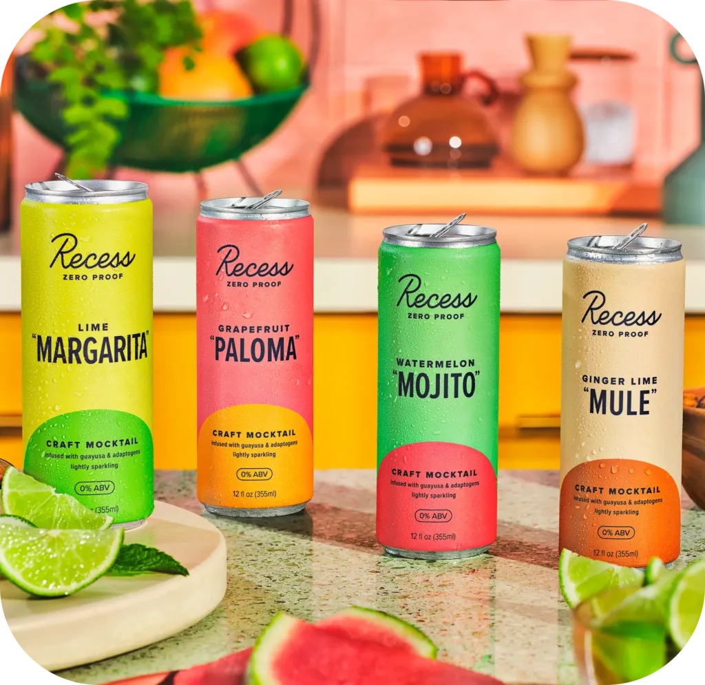 recess zero proof craft mocktails