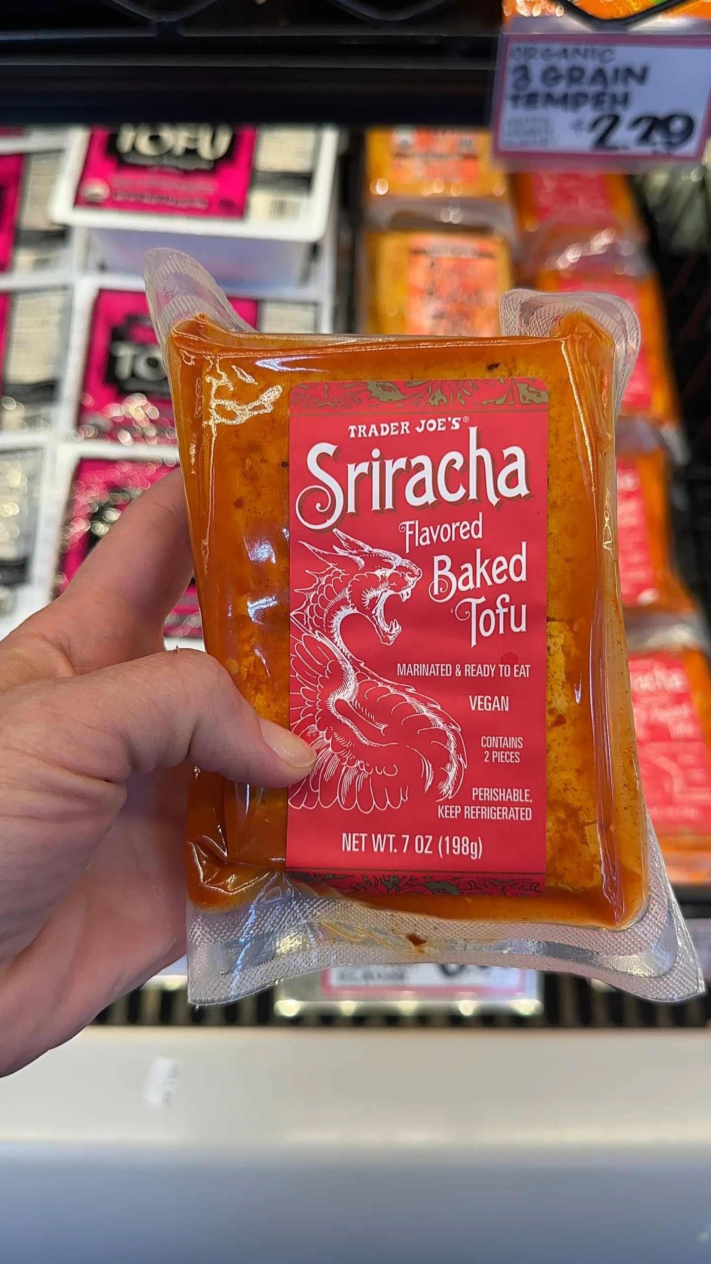 Easy Vegan Add-Ons sriracha tofu