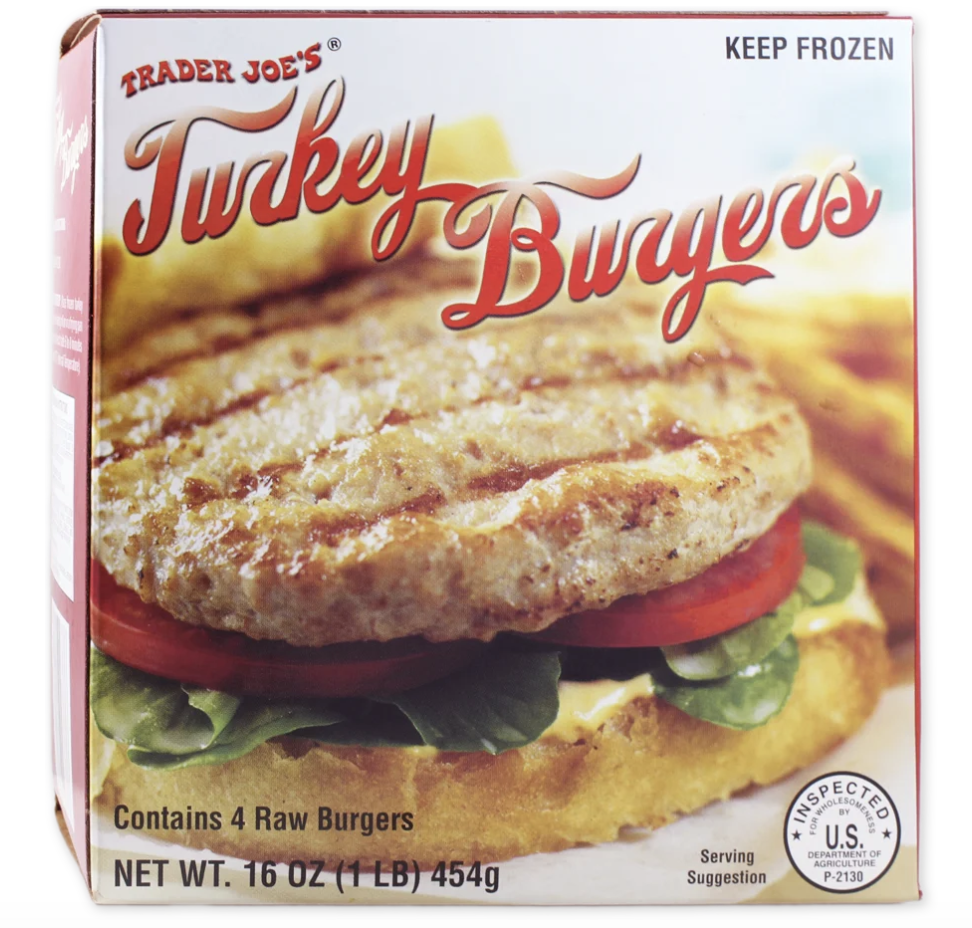 trader joe's turkey burgers high protein lunch ideas
