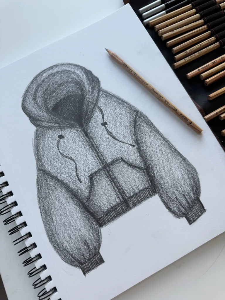 popflex cloud hoodie sketch
