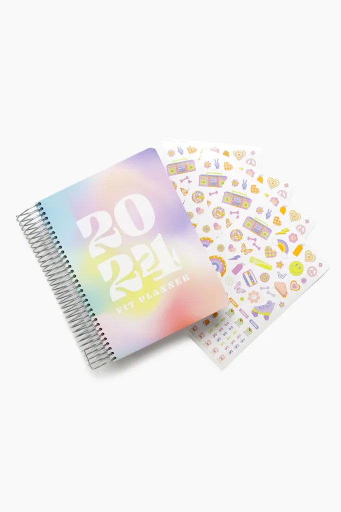 popflex fit planner with stickers