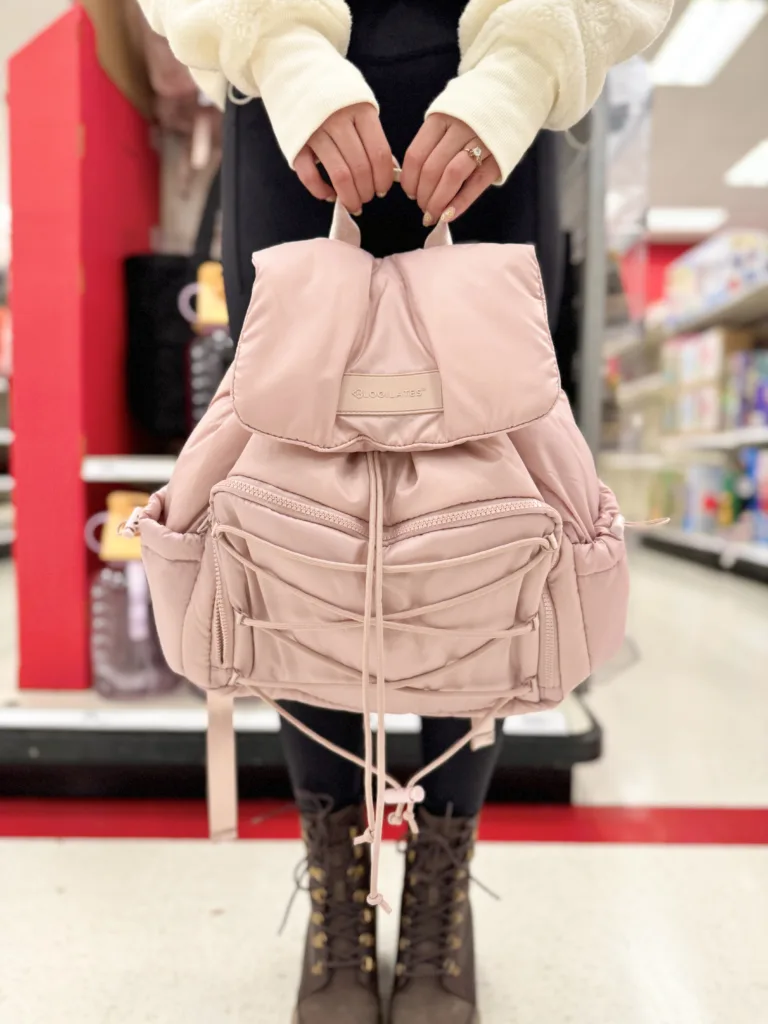 blogilates at target mini backpack pink