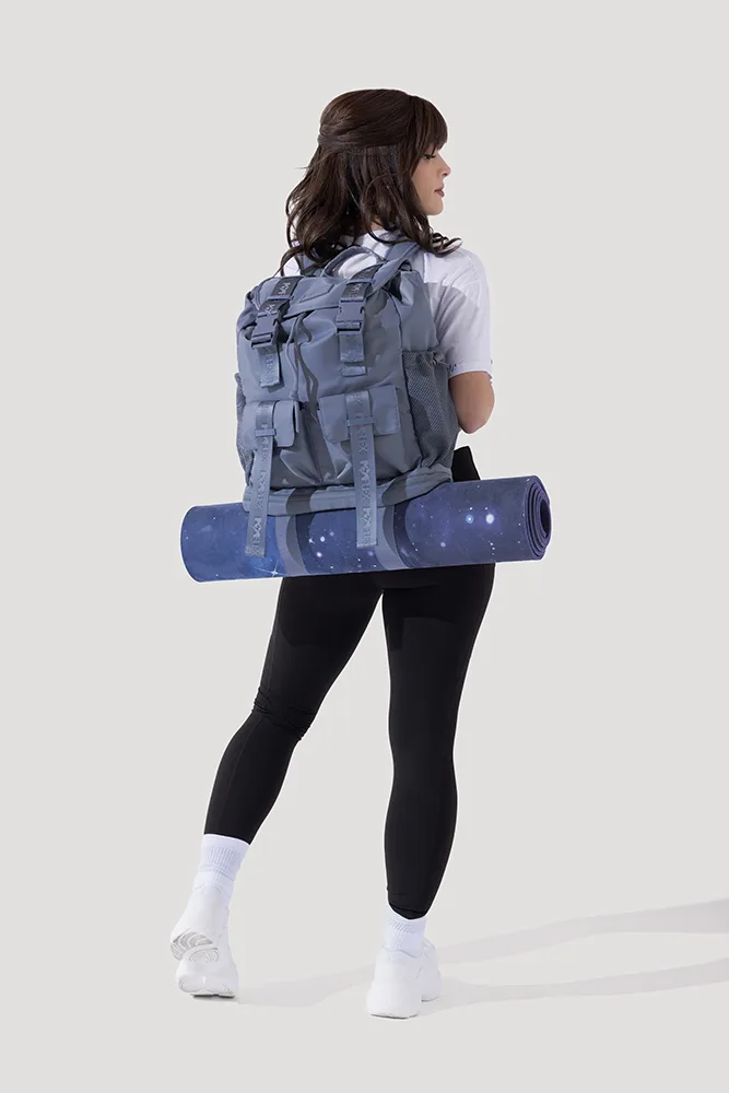 popflex athena backpack blue mist hiking backpack travel backpack carry on