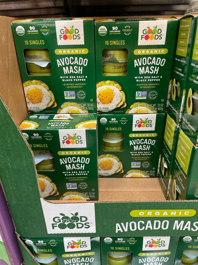 good foods avocado mash cups costco haul