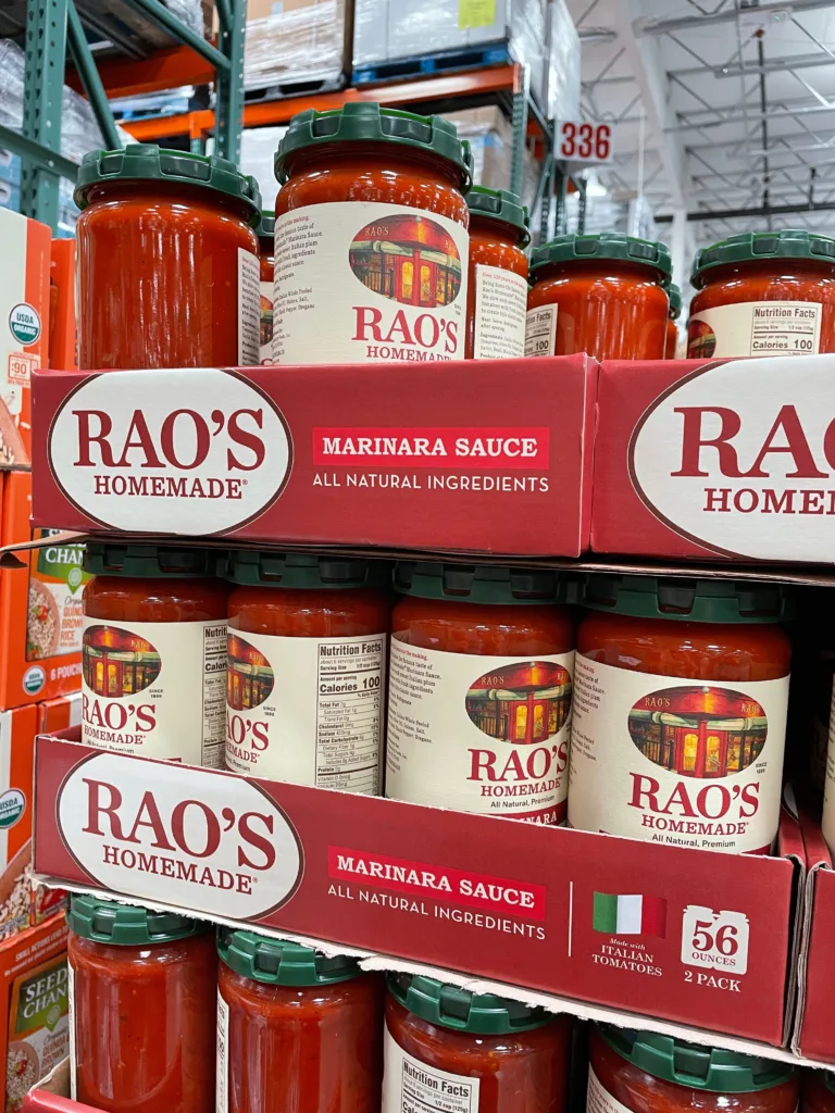 Rao's marinara condiment  Costco haul dietitian picks