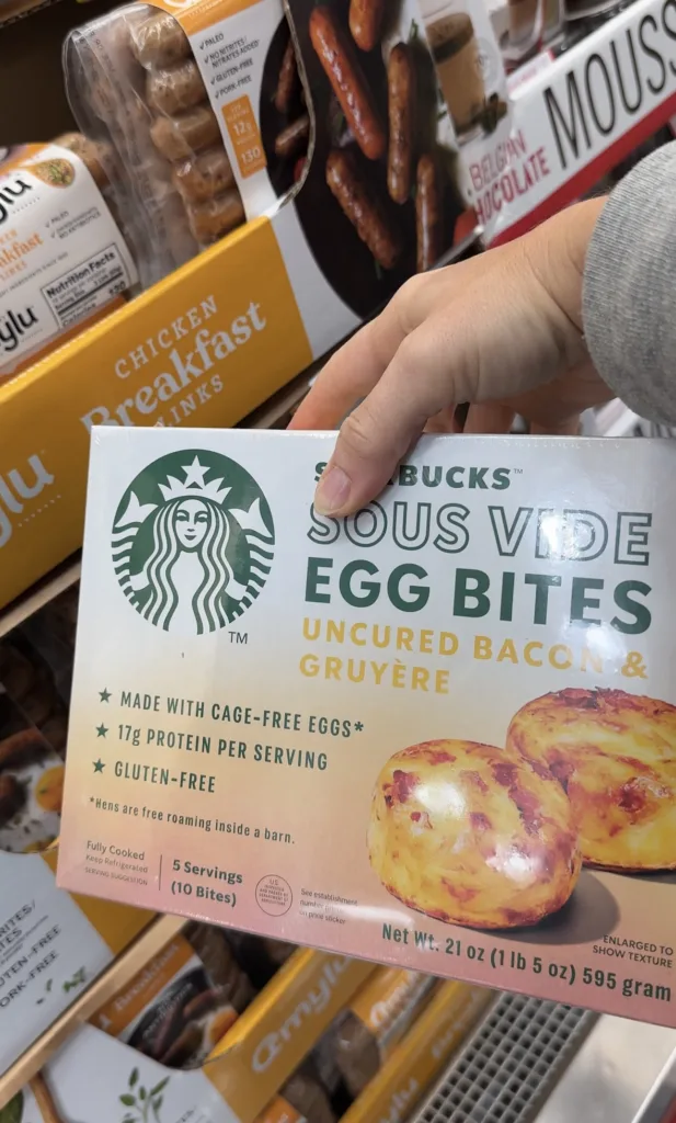 starbucks sous vide ovum  bites costco 