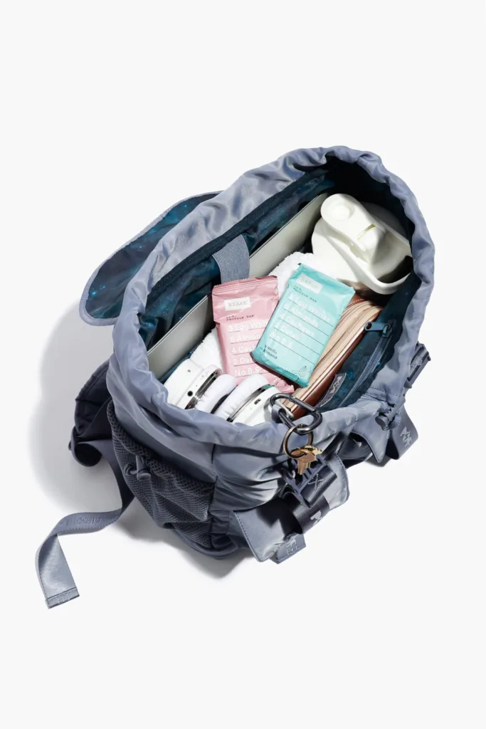 popflex athena backpack blogilates backpack pockets travel bag 