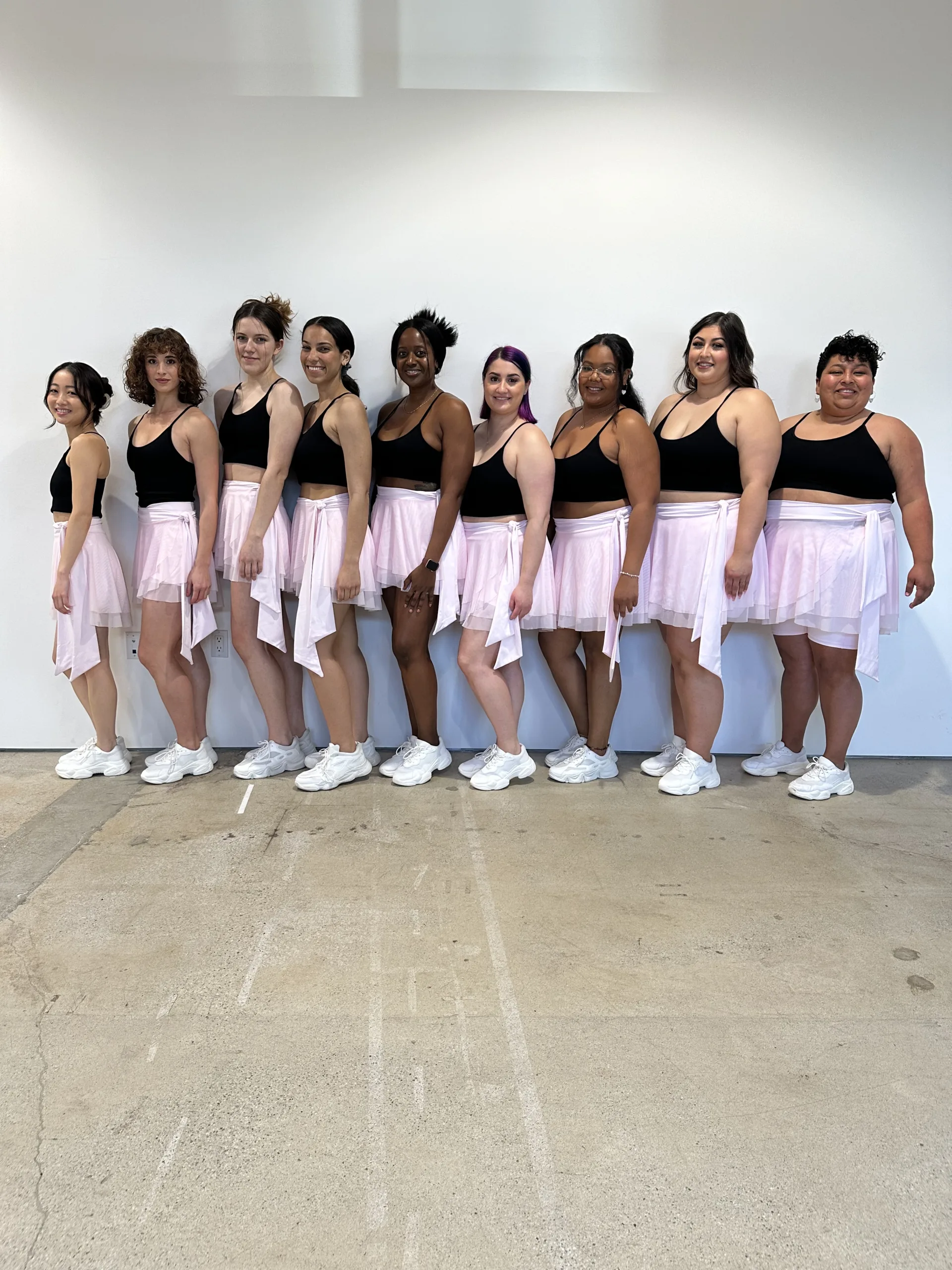 Living our ballerina dreams in the Juliet Wrap Skort Blogilates