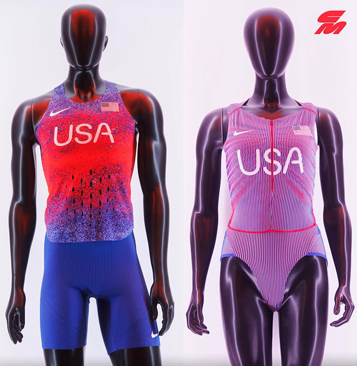 nike olympic track uniforms mens and womens