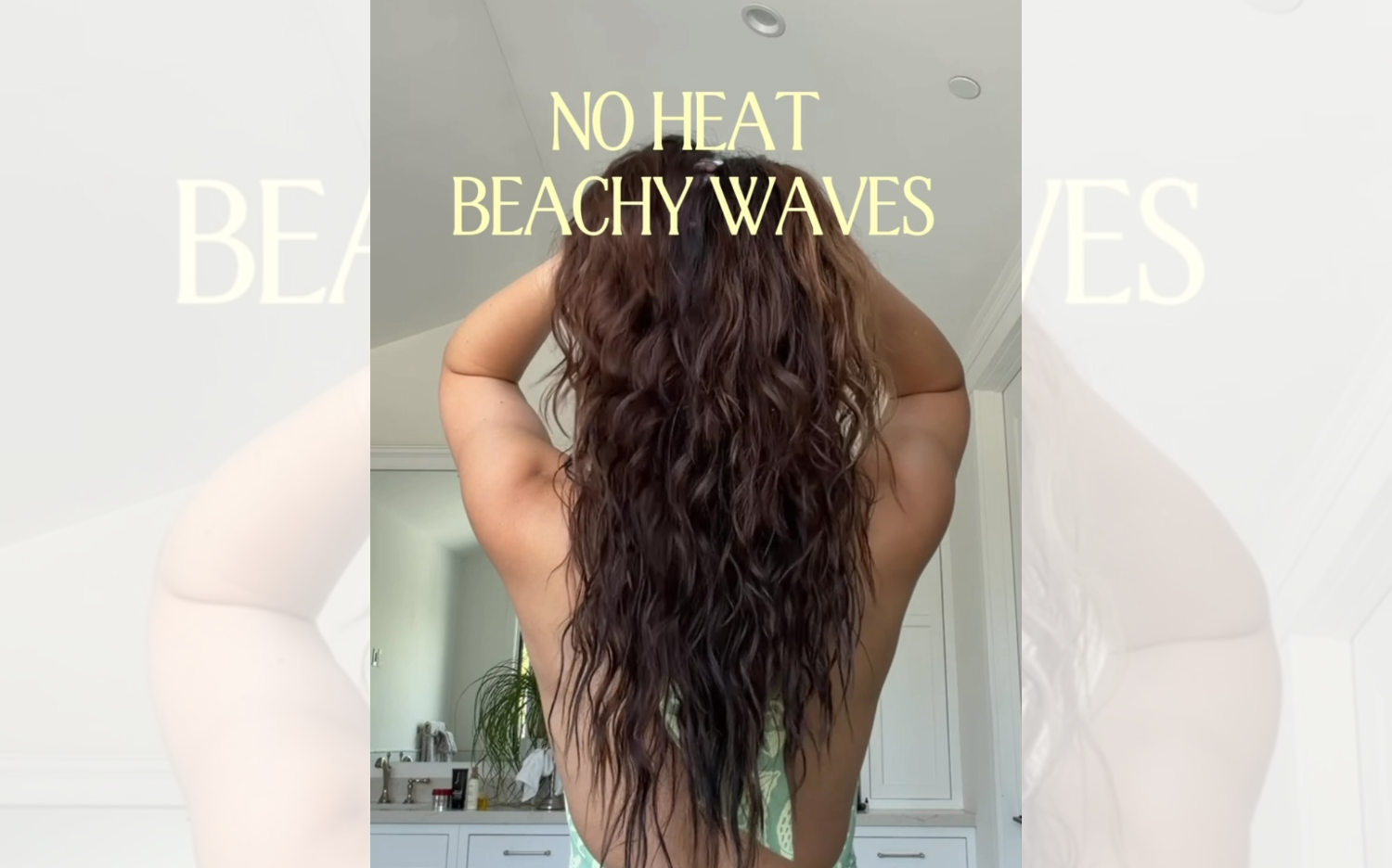 My 4-Step No-Heat Beach Waves Routine